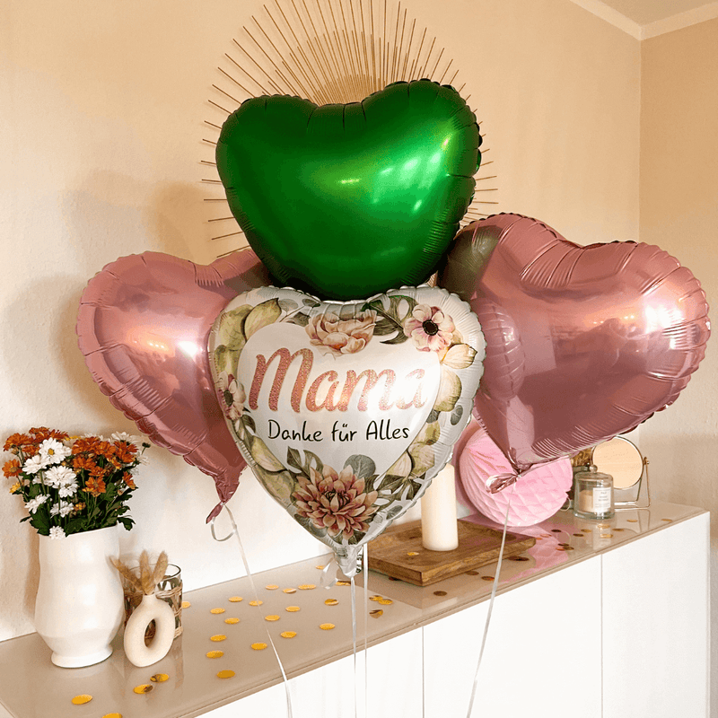 Heliumballon-Geschenk "Mama, Danke für Alles"