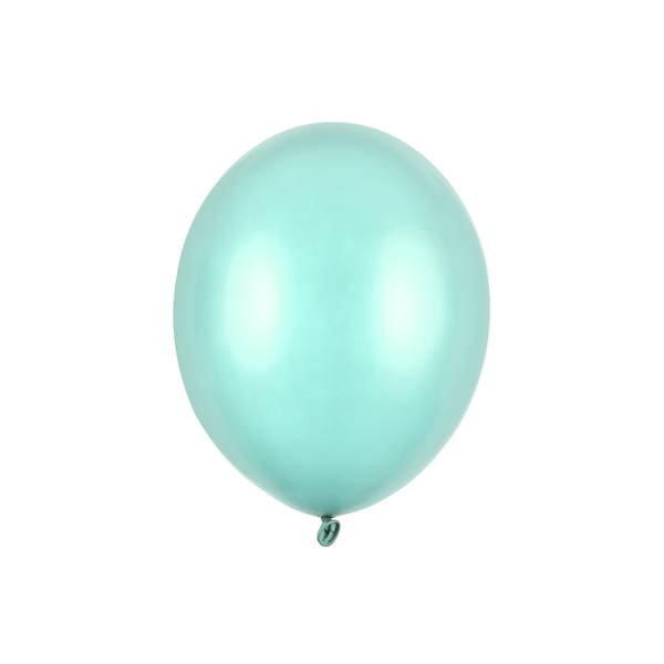 Mini Ballons Ø 12cm Pearl Mint 100 Stk.