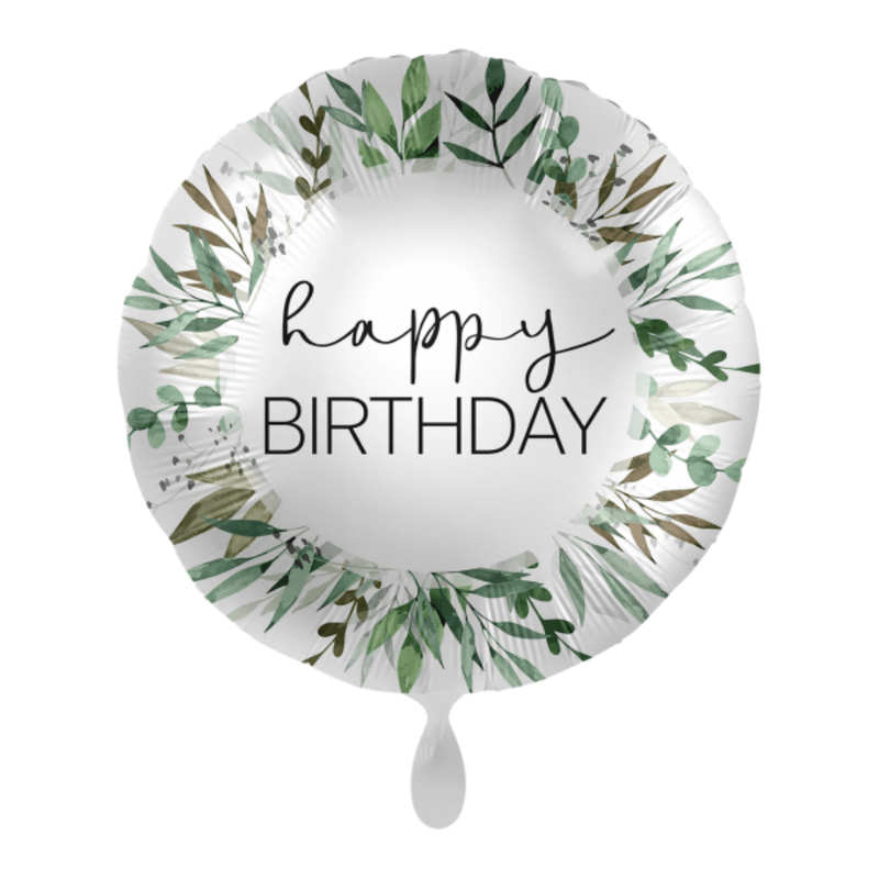 Heliumballon-Geschenk "Happy Birthday" Green