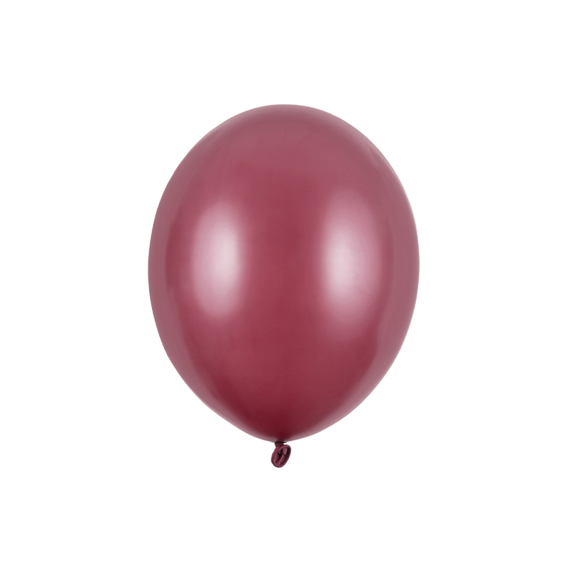 Mini Ballons Ø 12cm Pearl Aubergine 10 Stk.