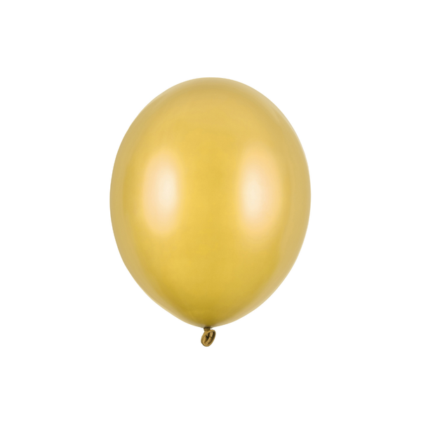 Mini Ballons Ø 12cm Pearl Gold 10 Stk.