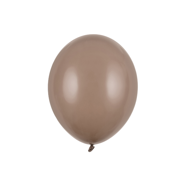 Mini Ballons Ø 12cm Pastell Cappuccino 100 Stk.