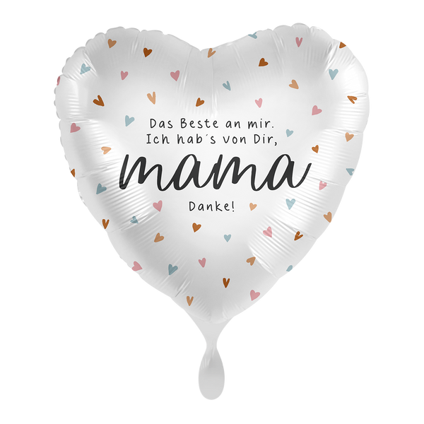 Herzballon "Mama - Das Beste an mir, ich hab's von Dir"