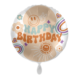 Heliumballon-Geschenk "Happy Birthday" Hippie
