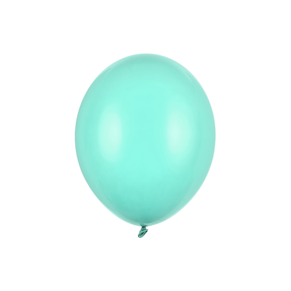 Mini Ballons Ø 12cm Pastell Mint 100 Stk.