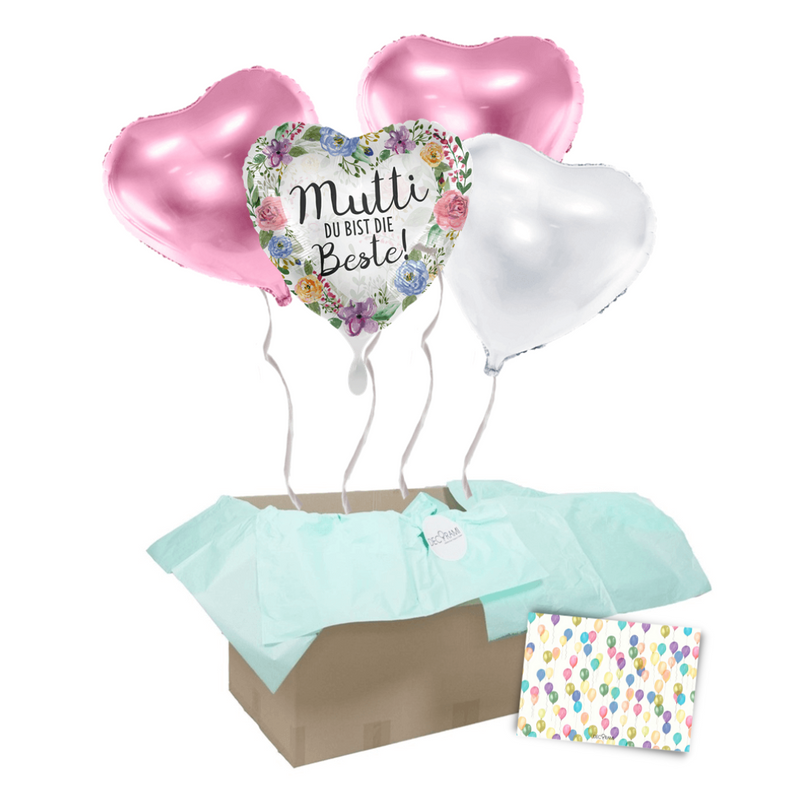 Heliumballon-Geschenk "Mutti, Du bist die Beste!"