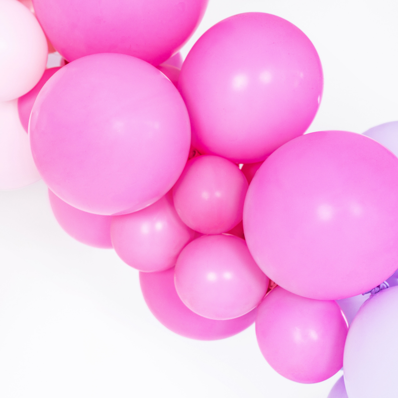 Mini Ballons Ø 12cm Pastell Pink 10 Stk.