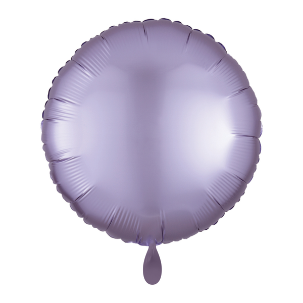 Rund-Folienballon Lila Satin