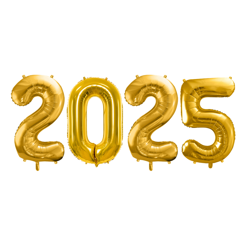 XXL Ballonschriftzug "2025"