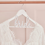 Kleiderbügel "bride" Weiß