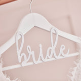 Kleiderbügel "bride" Weiß