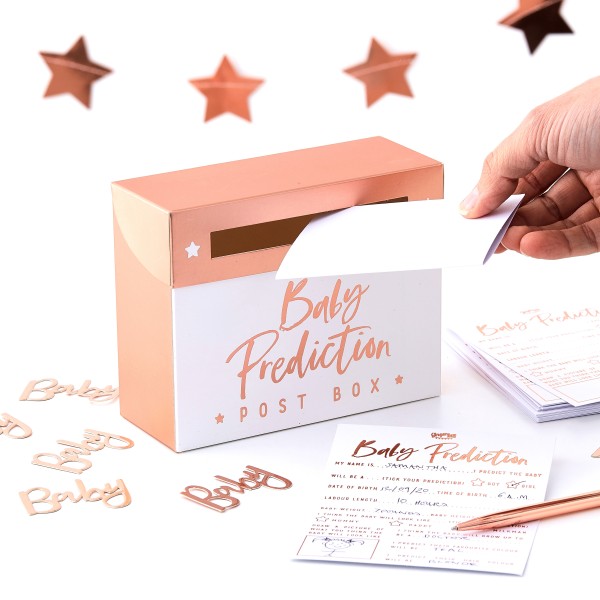 Babyparty Spiel - Vorhersage Box