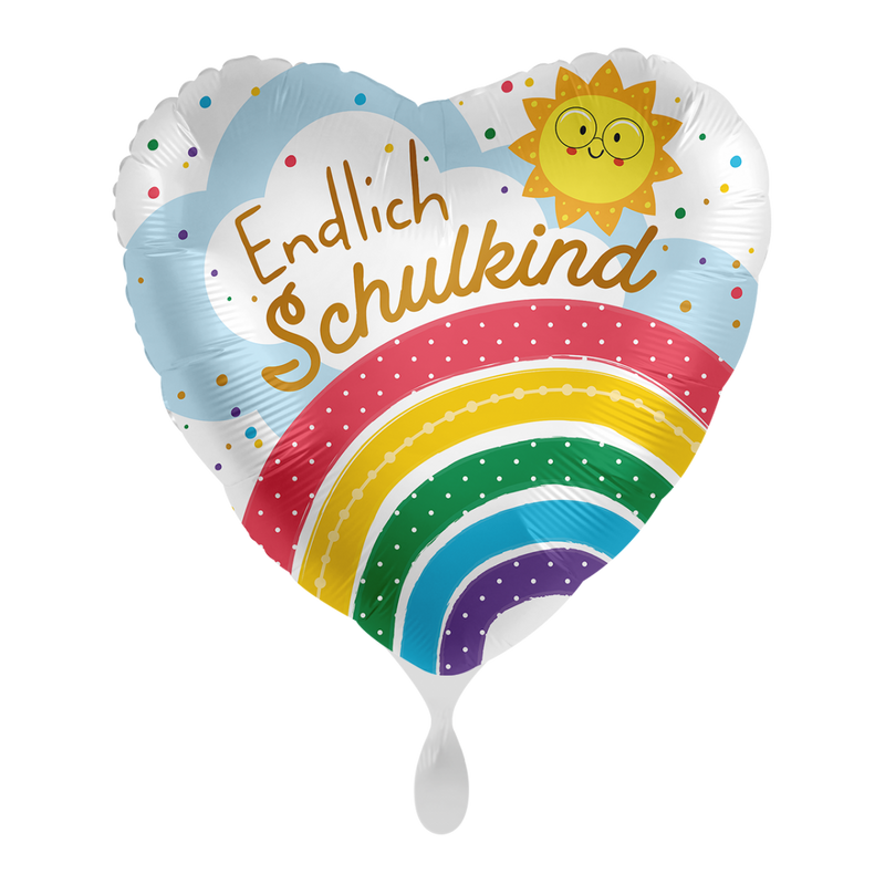 Folienballon Einschulung "Endlich Schulkind"