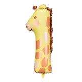 Zahlen Ballon 1 XL Giraffe