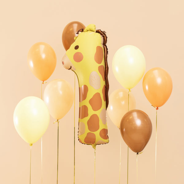 Zahlen Ballon 1 XL Giraffe