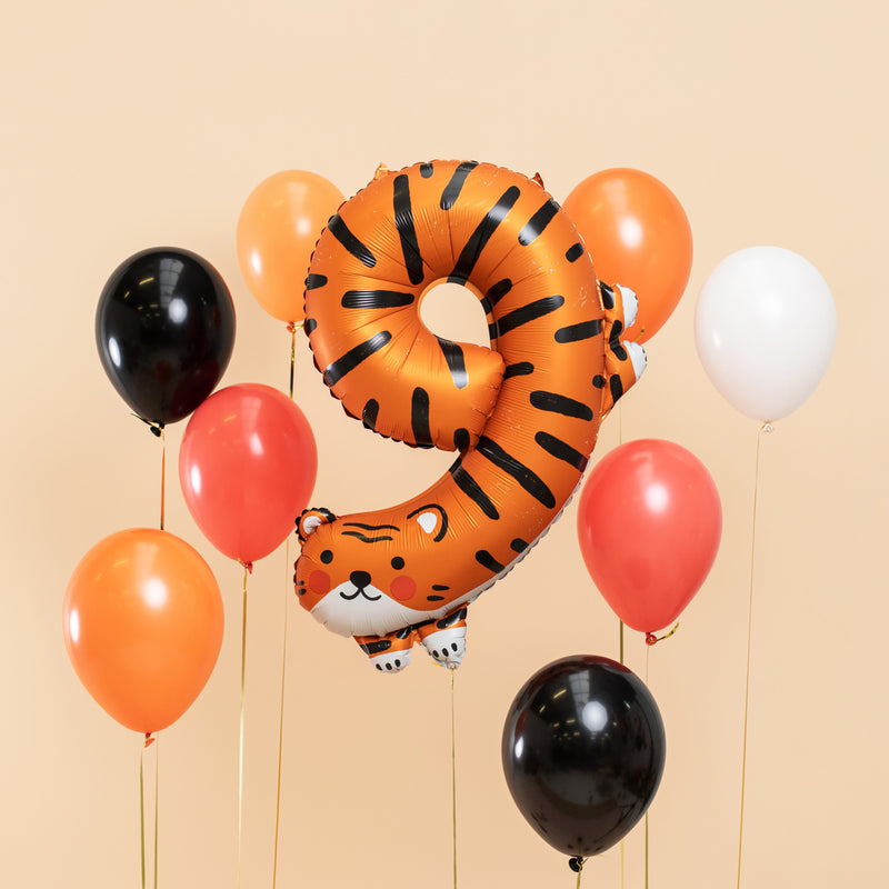 Zahlen Ballon 9 XL Tiger