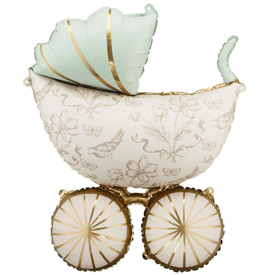 Folienballon Kinderwagen-Design