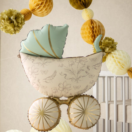 Folienballon Kinderwagen-Design