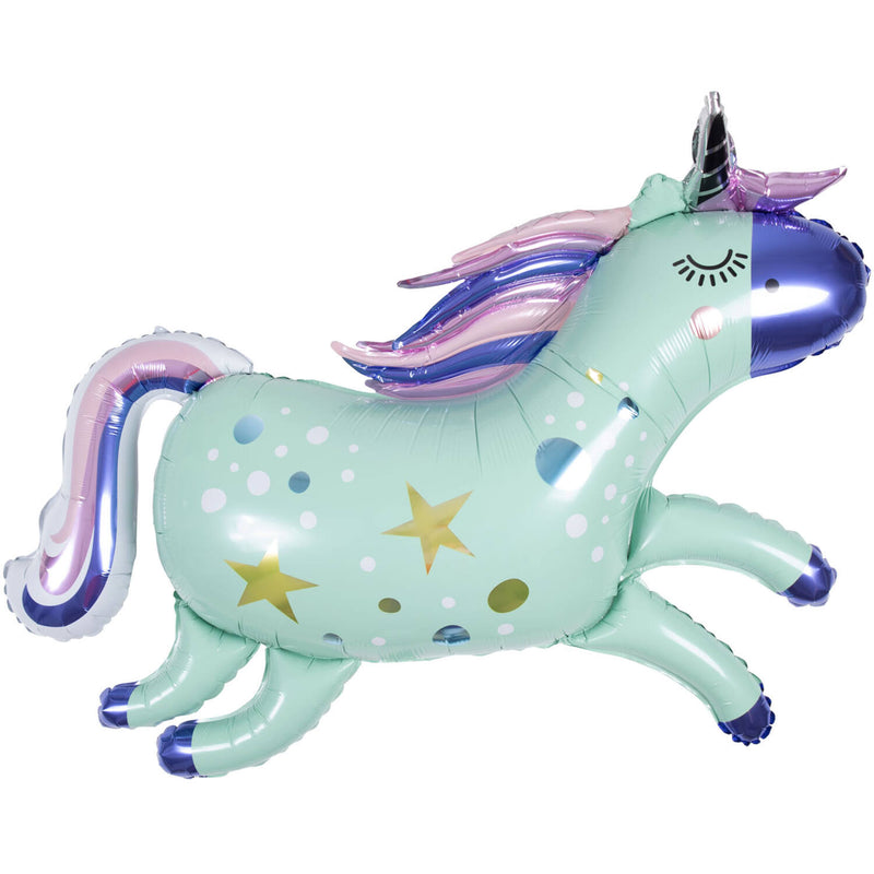 Tierballon Einhorn Dots and Stars