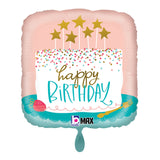 Heliumballon-Geschenk "Happy Birthday" Cake