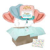 Heliumballon-Geschenk "Happy Birthday" Cake