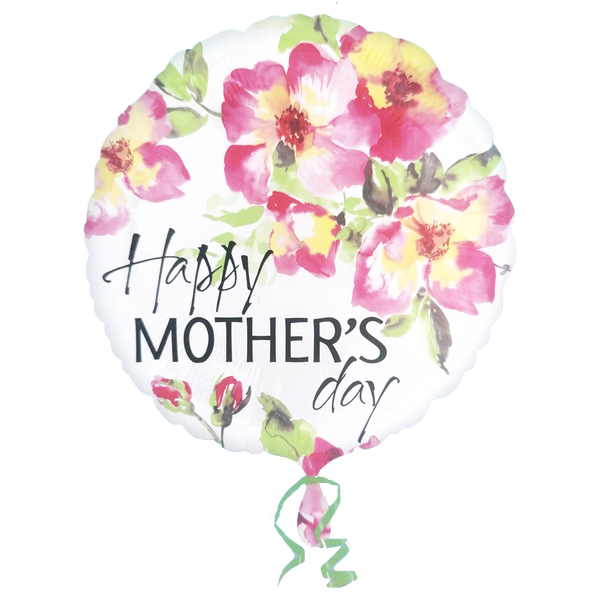 Folienballon Rund "Happy Mothers Day"