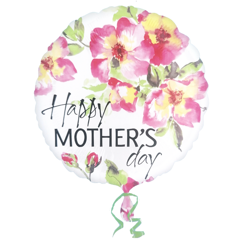 Folienballon Rund "Happy Mothers Day"