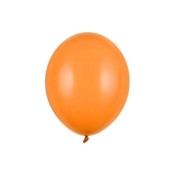 Mini Ballons Ø 12cm Pastell Orange 100 Stk.