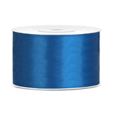 Satinband Dunkelblau breit 25m