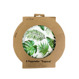 Eco-Pappteller Tropical 8+1 Stk.