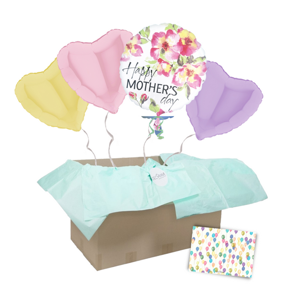 Heliumballon-Geschenk "Happy Mother's Day"