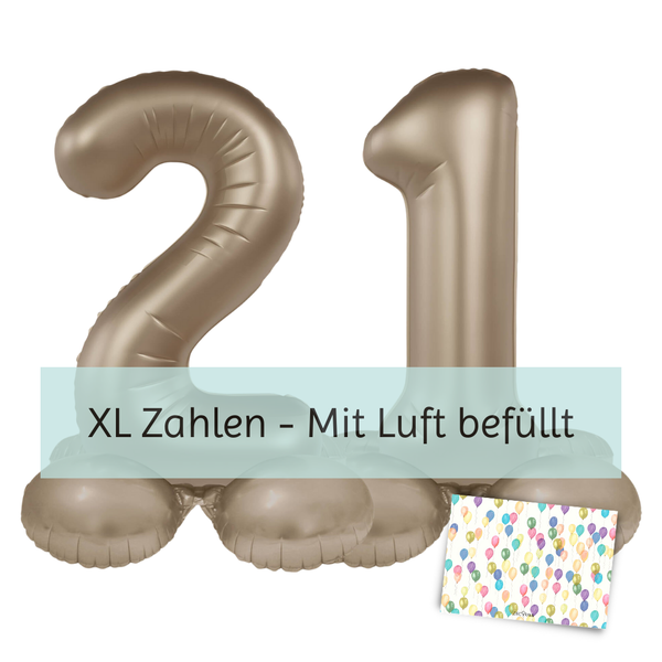 Ballooni-Geschenk 2x Wunschzahlen