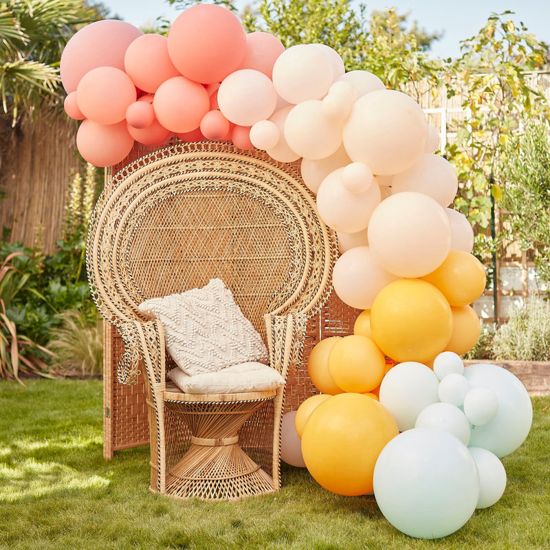 Ballongirlanden-Kit DIY Gedecktes Pastell