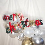 Ballonschriftzug "merry christmas"