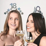 Haarreif "18". Geburtstag Silber