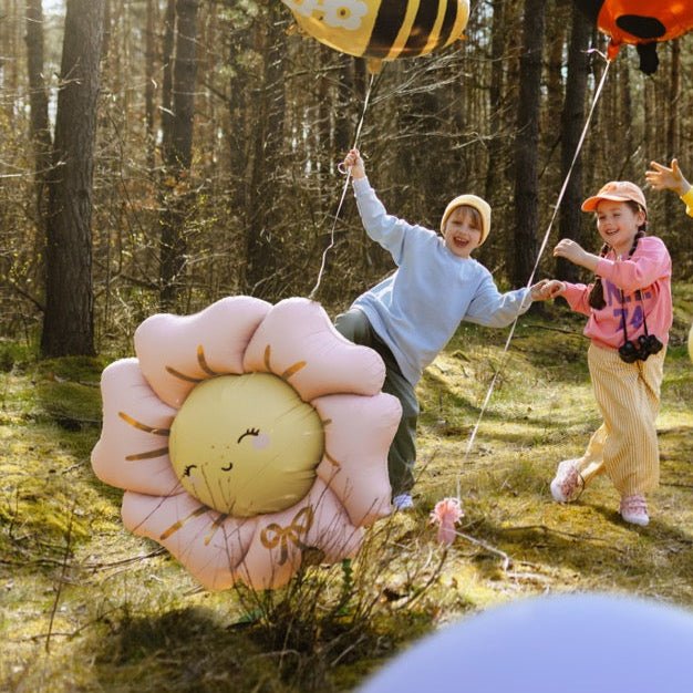 Folienballon Airwalker Blume
