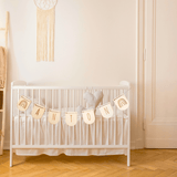 Build your own Holz-Wimpelgirlande Name / Wunschtext