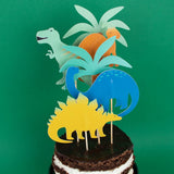 Caketopper Dino-Party 6 Stk.