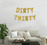 Dein Ballon-Wunschtext Gold - DECORAMI 