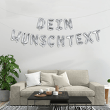 Dein Ballon-Wunschtext Silber