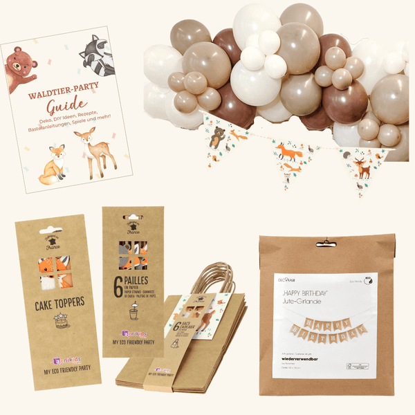 Deko Set Waldtiere - Eco
