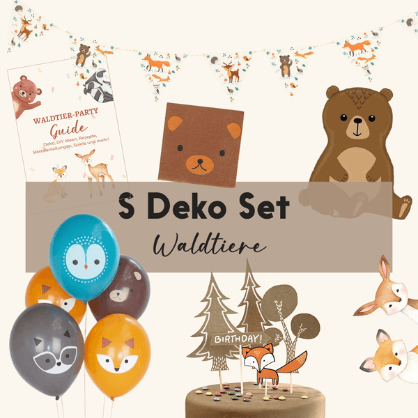 Deko Set Waldtiere - S