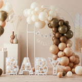 DIY Babyname Girlande