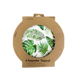 Pappteller Tropical 8+1 Stk.