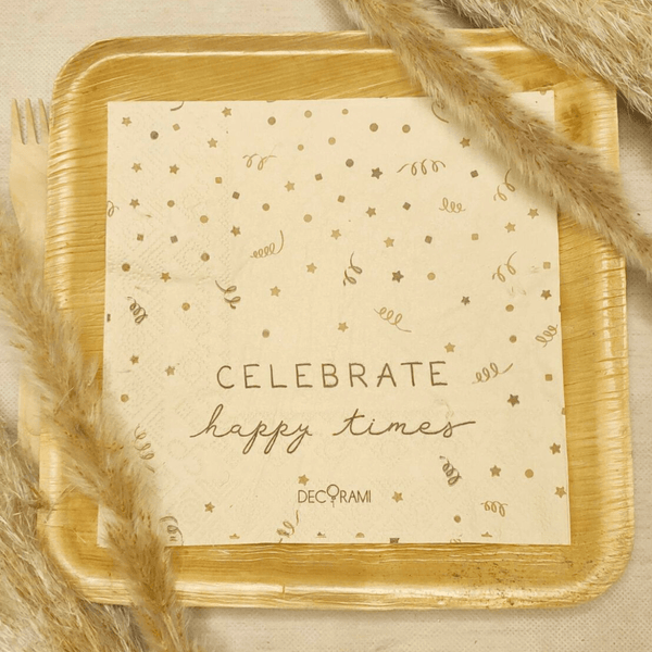 Eco-Servietten "Celebrate Happy Times" 20+ 1 Stk.