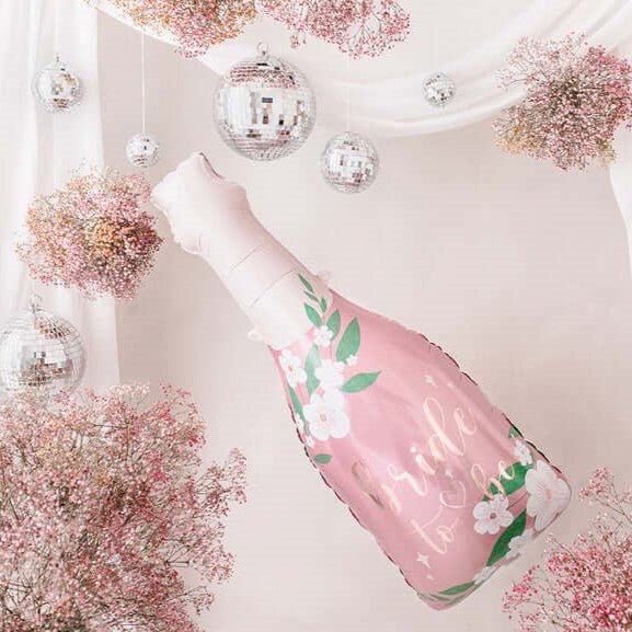 Folienballon Flasche "Bride to be"