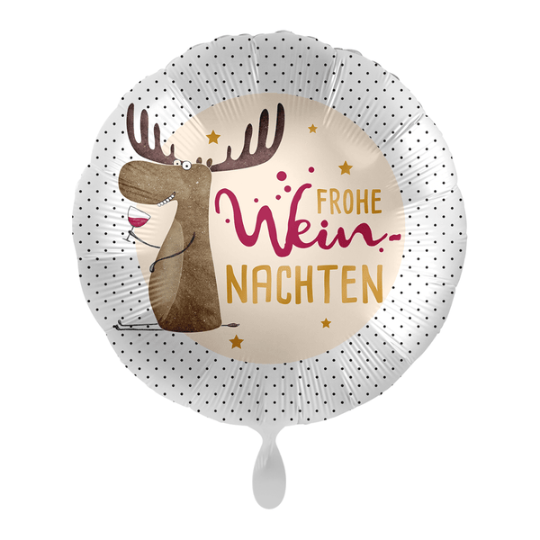 Folienballon "Frohe Wein-Nachten"