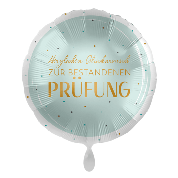 Folienballon "Herzlichen Glückwunsch zur bestandenen Prüfung"