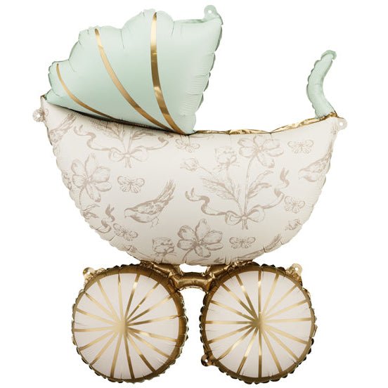 Folienballon Kinderwagen-Design