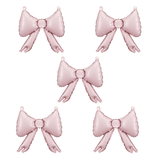 Folienballon Schleifchen Rosa 5 Stk.